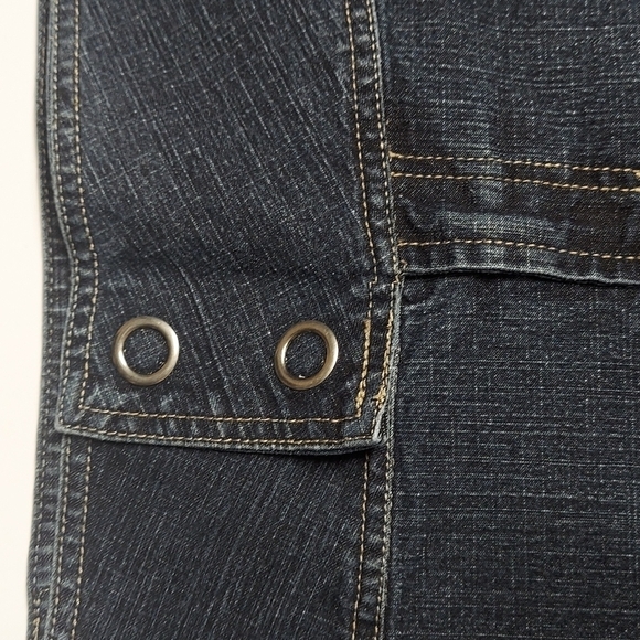 VTG Stephen Hardy SQUEEZE Denim Pencil Skirt 1990s Size 9/10 - Picture 2 of 8